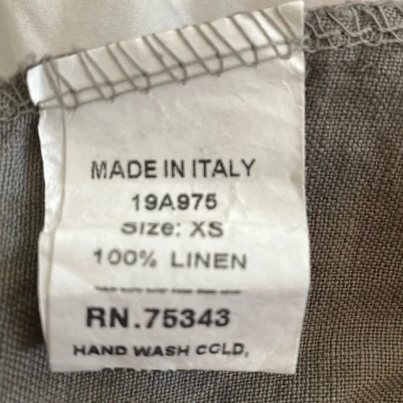 Francesca Bettini Fango Cowl neck midi dress gray. Made in Italy NWT - Picture 6 of 7